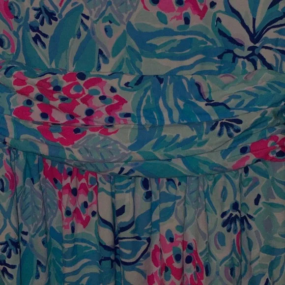 Lilly Pulitzer flare ruffle sleeve dress Sz. XS - Picture 6 of 8